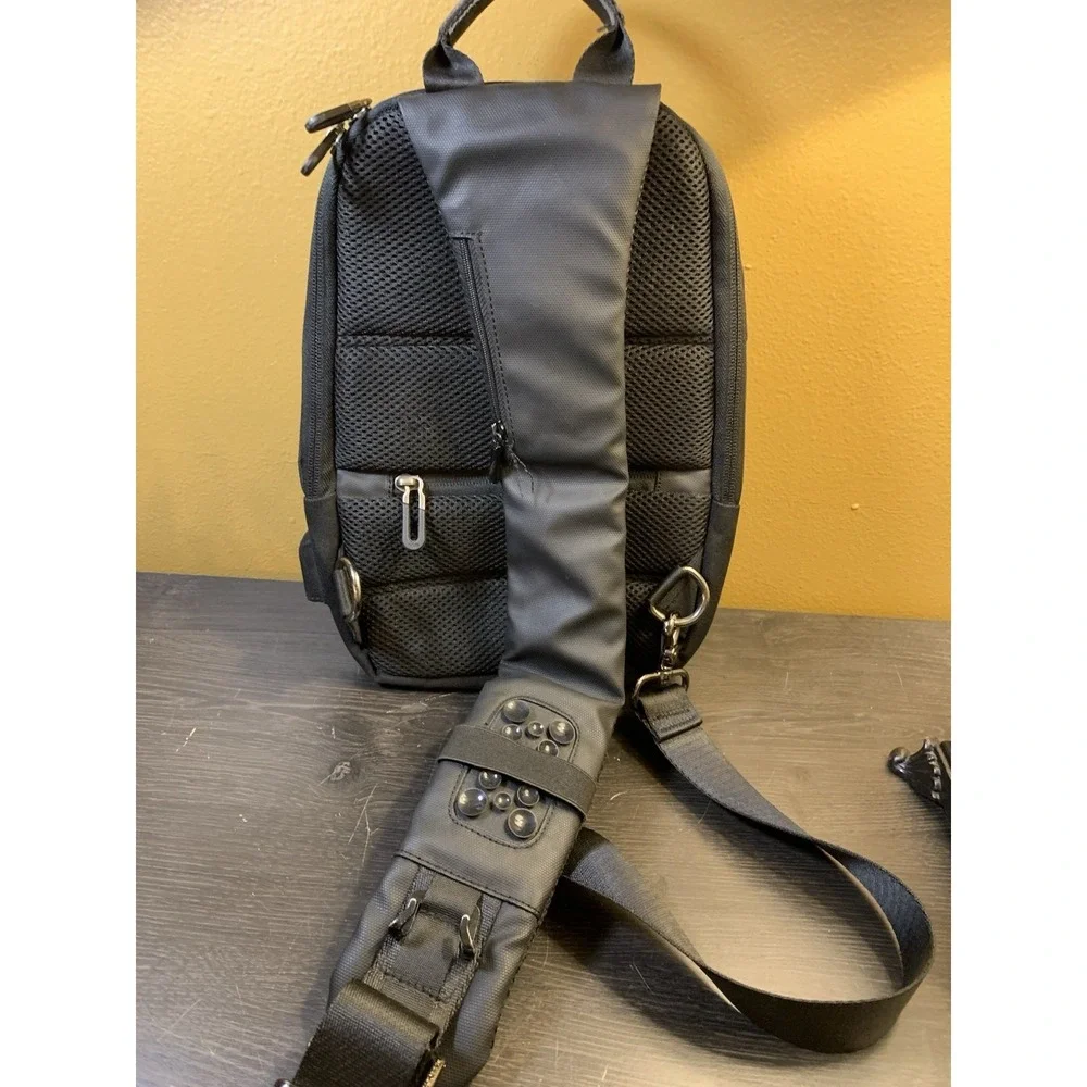 Mark Ryden Mini Black Julius Crossbody Bag Travel Secure USB Port